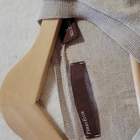 PERRY ELLIS 💯% COTTON MEN SWEATER SMALL - Picture 12 of 12